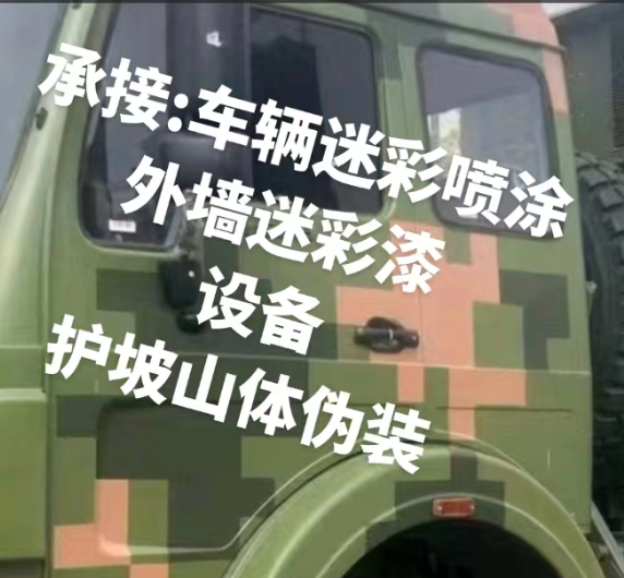 株洲外墙和地面的迷彩漆施工